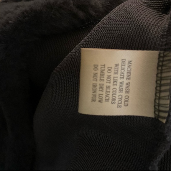 Dylan Dark Gray Teddy Jacket - Picture 6 of 12